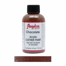 (Chocolate) Angelus Leather Paint for Sneaker Customs and Shoes 4oz
