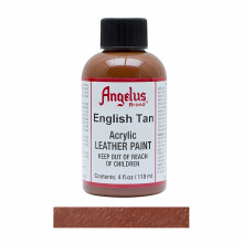 (English Tan) Angelus Leather Paint for Sneaker Customs and Shoes 4oz