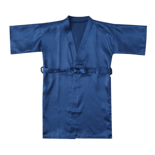 Kids' satin kimono bathrobe sleepwear