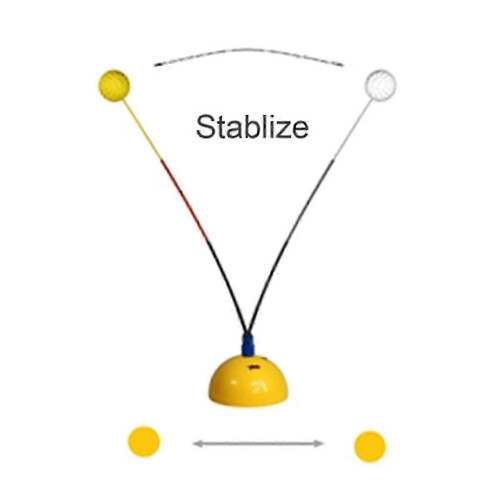 Portable Tennis Ball Trainer Swing Practice Tool-Good 2