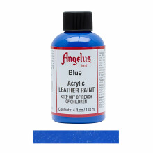 (Blue) Angelus Leather Paint for Sneaker Customs and Shoes 4oz