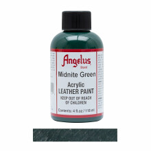 (Midnight Green) Angelus Leather Paint for Sneaker Customs and Shoes 4oz