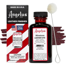 (Winetone) Angelus Leather Dye - Permanent Deep Penetrating Colour Change 3oz