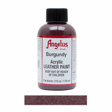 (Burgundy) Angelus Leather Paint for Sneaker Customs and Shoes 4oz