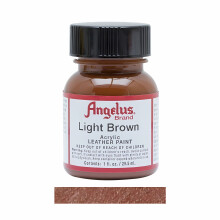 (Light Brown) Angelus Leather Paint for Sneaker Customs and Shoes 1oz