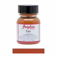 (Tan) Angelus Leather Paint for Sneaker Customs and Shoes 1oz