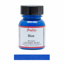 (Blue) Angelus Leather Paint for Sneaker Customs and Shoes 1oz