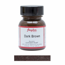 (Dark Brown) Angelus Leather Paint for Sneaker Customs and Shoes 1oz