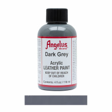 (Dark Grey) Angelus Leather Paint for Sneaker Customs and Shoes 4oz