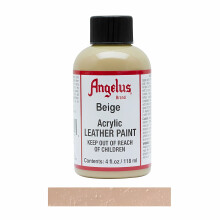 (Beige) Angelus Leather Paint for Sneaker Customs and Shoes 4oz