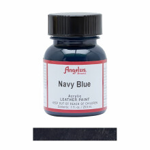 (Navy Blue) Angelus Leather Paint for Sneaker Customs and Shoes 1oz