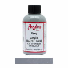 (Grey) Angelus Leather Paint for Sneaker Customs and Shoes 4oz