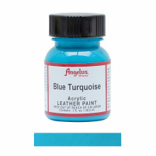 (Blue Tuquoise) Angelus Leather Paint for Sneaker Customs and Shoes 1oz