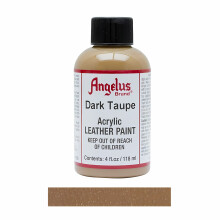 (Dark Taupe) Angelus Leather Paint for Sneaker Customs and Shoes 4oz