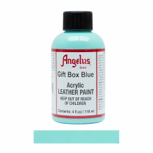 (Gift Box Blue) Angelus Leather Paint for Sneaker Customs and Shoes 4oz