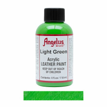 (Light Green) Angelus Leather Paint for Sneaker Customs and Shoes 4oz