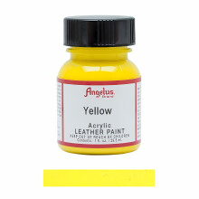 (Yellow) Angelus Leather Paint for Sneaker Customs and Shoes 1oz