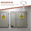 Water Meter Key for Electrical Cabinet Square 4 Pcs 5