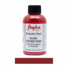 (Autumn Red) Angelus Leather Paint for Sneaker Customs and Shoes 4oz