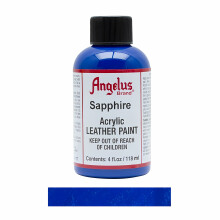 (Sapphire) Angelus Leather Paint for Sneaker Customs and Shoes 4oz
