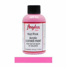 (Hot Pink) Angelus Leather Paint for Sneaker Customs and Shoes 4oz