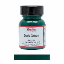 (Dark Green) Angelus Leather Paint for Sneaker Customs and Shoes 1oz