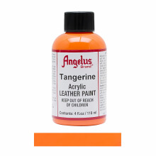 (Tangerine) Angelus Leather Paint for Sneaker Customs and Shoes 4oz