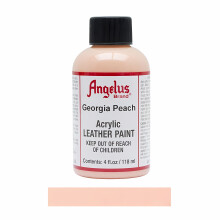 (Georgia Peach) Angelus Leather Paint for Sneaker Customs and Shoes 4oz