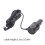 Chargeur de voiture USB Intelligent, cordon coudé de Type C, 2
