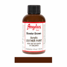 (Bowler Brown) Angelus Leather Paint for Sneaker Customs and Shoes 4oz