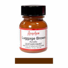 (Luggage Brown) Angelus Leather Paint for Sneaker Customs and Shoes 1oz