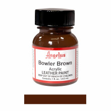 (Bowler Brown) Angelus Leather Paint for Sneaker Customs and Shoes 1oz