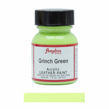 (Grinch Green) Angelus Leather Paint for Sneaker Customs and Shoes 1oz