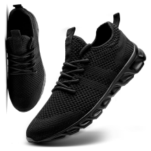 Men's Walking Sneakers Breathable Knit Size 10
