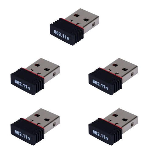 5X New Realtek USB Wireless 802.11B/G/N Lan Card Wifi Network Adapter RTL8188 1