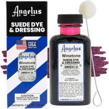 (Winetone) Angelus Suede Dye and Dressing - Restore and Protect Delicate Suede 3oz
