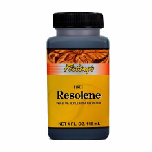 (Black) Fiebing's Resolene Finisher - Acrylic Top Coat to Seal and Protect Leather 4oz
