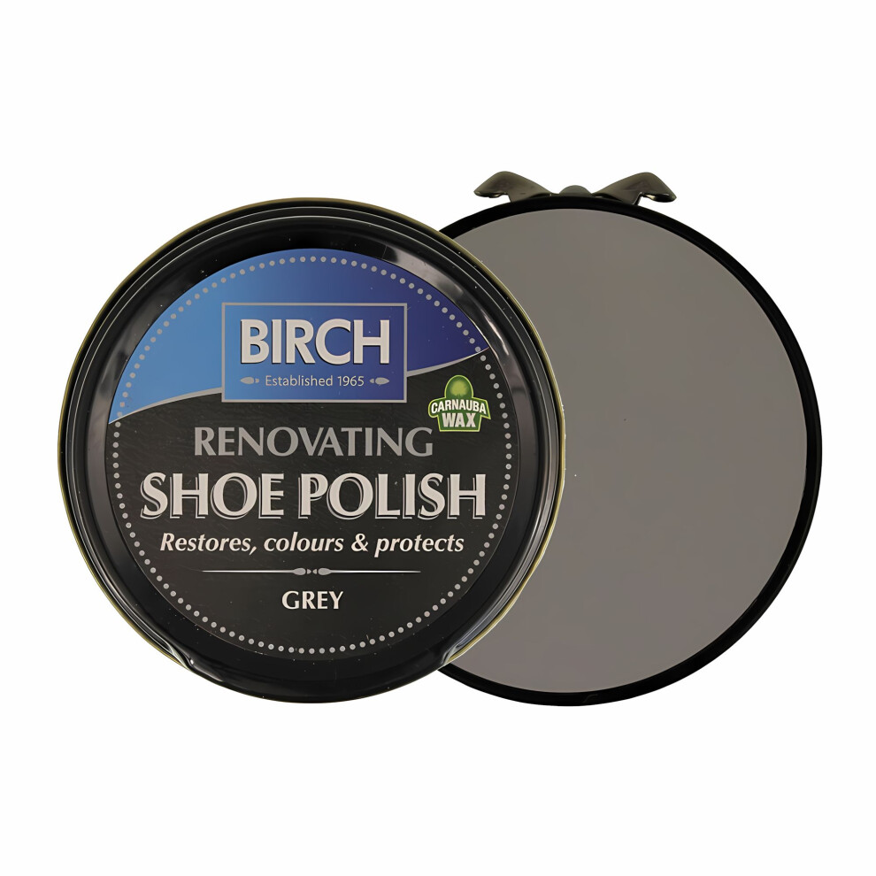 Rackhams Grey Renovating Shoe Polish - Restores Colour And Nourishes Leather 50Ml - Image 2