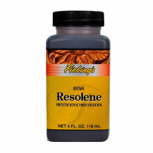 (Brown) Fiebing's Resolene Finisher - Acrylic Top Coat to Seal and Protect Leather 4oz