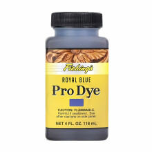 (Royal Blue) Fiebing's Pro Dye - Professional Oil-Based Leather Colour Dyes 4oz