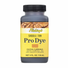 (Saddle Tan) Fiebing's Pro Dye - Professional Oil-Based Leather Colour Dyes 4oz