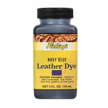 (Navy Blue) Fiebing's Leather Dye - Professional Alcohol-Based Colour Dyes 4oz