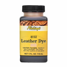 (Beige) Fiebing's Leather Dye - Professional Alcohol-Based Colour Dyes 4oz