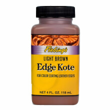(Light Brown) Fiebing's Edge Kote - Leather Edge Sealer and Finisher 4oz