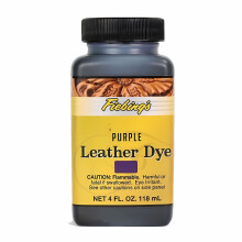 (Purple) Fiebing's Leather Dye - Professional Alcohol-Based Colour Dyes 4oz