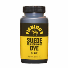 (Blue) Fiebing's Suede and Roughout Dye - Professional Suede Colour Dyes 4oz
