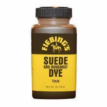(Tan) Fiebing's Suede and Roughout Dye - Professional Suede Colour Dyes 4oz