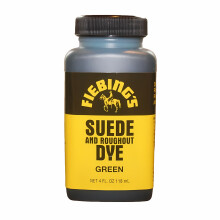 (Green) Fiebing's Suede and Roughout Dye - Professional Suede Colour Dyes 4oz