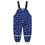 Kids' dark blue rain pants softshell sleeveless 1 pc 1