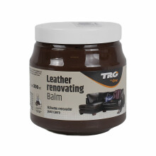 (Brown) TRG Leather Renovating Balm for Colour Restoration of Smooth Leather 300ml